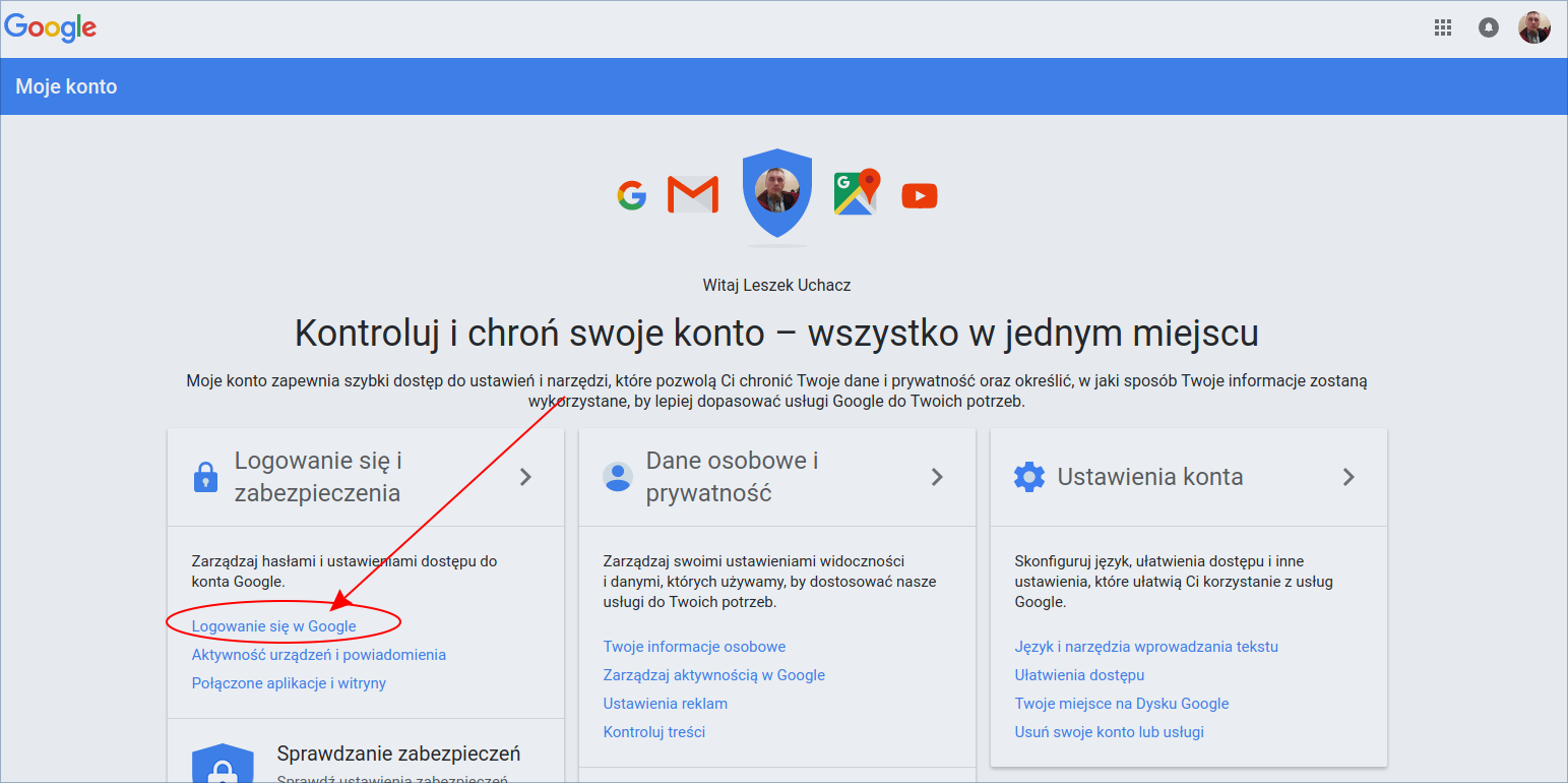 mojekonto gmail